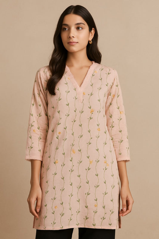 Long Soft Cotton Ladies Kurta