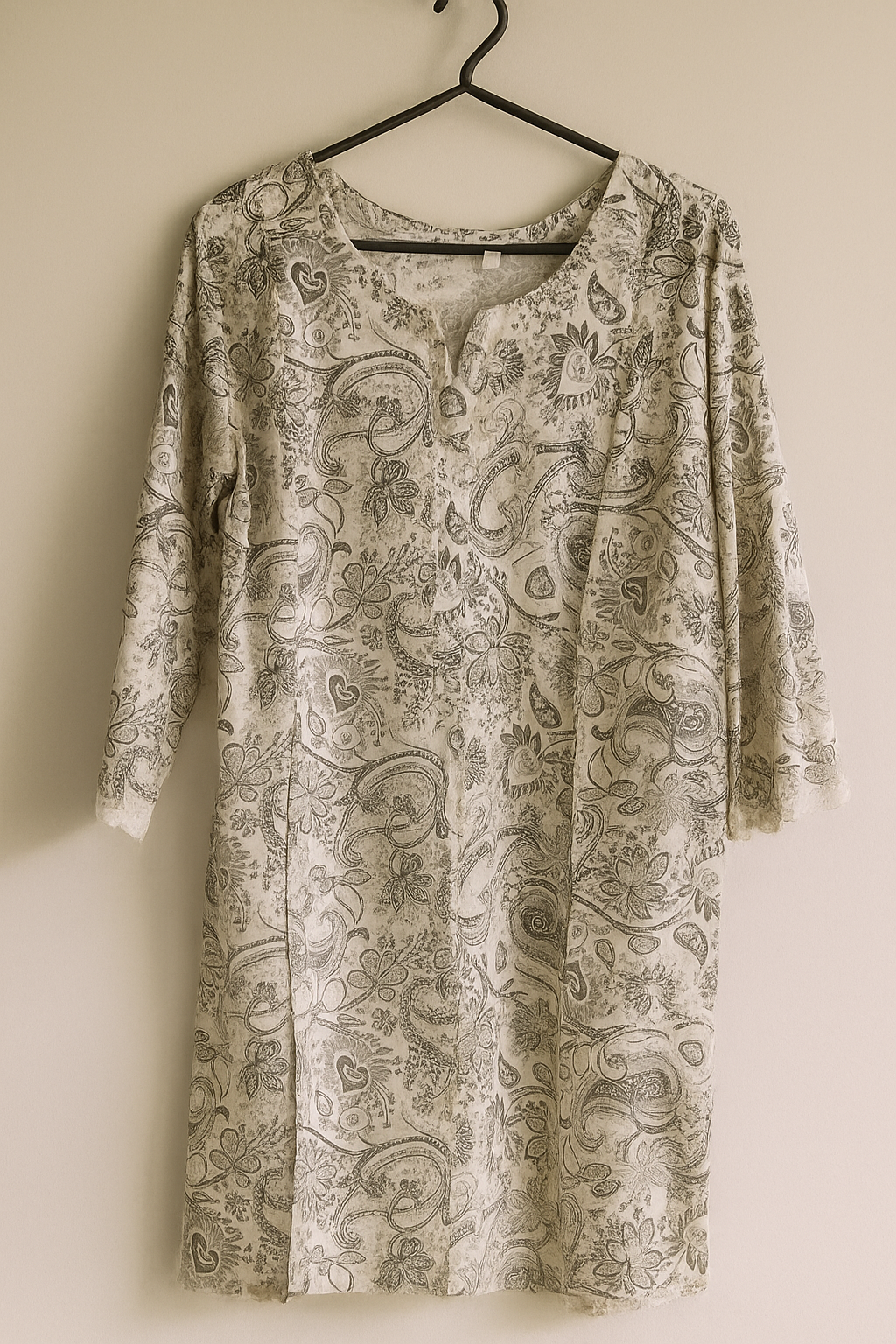 Ladies Soft Cotton Long Shirt