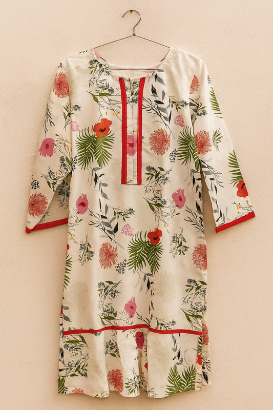 Long Soft Cotton Ladies Shirt